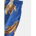 Men Banana Print Mid Length Beachwear Shorts